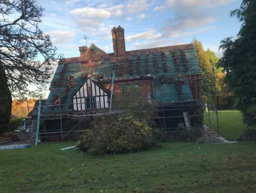 this is a photo of a roof being installed in Whitstable. All works carried out by Whitstable Roofers